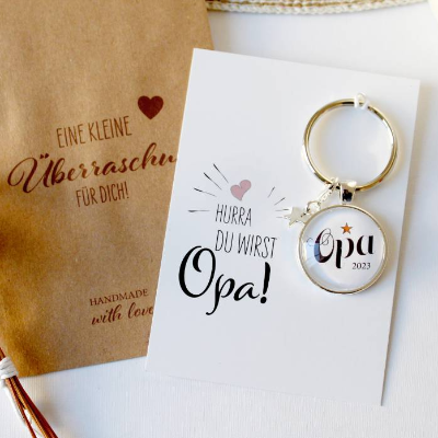 Schwangerschaft verkünden Geschenk | Du wirst Opa | Du wirs Oma Geschenk | Geschenkset für die zukünftigen Großeltern 