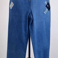 Damen Culotten Hose in Jeansblau Bild 1