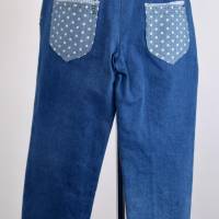 Damen Culotten Hose in Jeansblau Bild 2