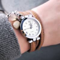 Armbanduhr,Wickeluhr, Damenuhr, Kunstleder,  Auswahl, Bild 2