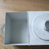 Kerzenhalter Schublade weiß Kerzenbox Bild 2