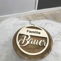 Personalisiertes Namensschild aus Holz / Türschild personalisiert Bild 2