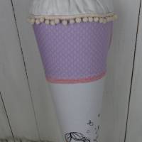 Schultüte, Zuckertüte,Meerjungfrau auf Wunsch mit Namen und Einschulungstag bestickt 70 cm Länge Bild 1