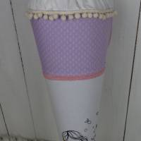 Schultüte, Zuckertüte,Meerjungfrau auf Wunsch mit Namen und Einschulungstag bestickt 70 cm Länge Bild 3