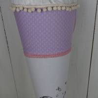 Schultüte, Zuckertüte,Meerjungfrau auf Wunsch mit Namen und Einschulungstag bestickt 70 cm Länge Bild 4