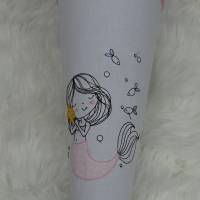 Schultüte, Zuckertüte,Meerjungfrau auf Wunsch mit Namen und Einschulungstag bestickt 70 cm Länge Bild 7
