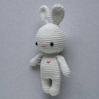 Häkeltier Amigurumi Häkelhase Hase Mini bunt aus Baumwolle Handarbeit tolles Geschenk für Kinder Bild 5