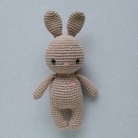 Häkeltier Amigurumi Häkelhase Hase Mini bunt aus Baumwolle Handarbeit tolles Geschenk für Kinder Bild 7