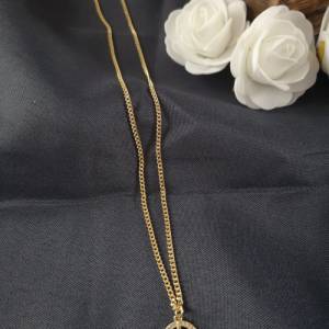 Vergoldete Halskette "Kompass" Bild 2