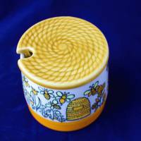Vintage Honigtopf Schramberg Keramik Bild 2