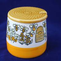 Vintage Honigtopf Schramberg Keramik Bild 4