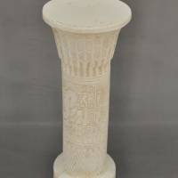 Säule Mäander Style Beistelltisch Handbemalt Marmoriert Dekosäule 90cm Griechische Antik Säule Barock Blumenständer Bild 2