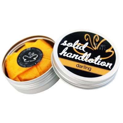Solid Handlotion "Handzahm - Darling" - Handcreme in fester Form (vegan) | Lotion Bar, Apfel, Bergamotte, Fresie