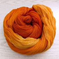 100g handgefärbtes  Lace-Garn aus Merino-Wolle Bild 1