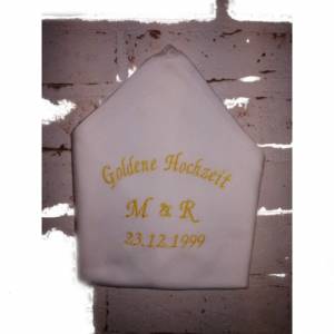Goldene Hochzeit Initialen und Datum Bild 2