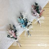 Mini Blumen | Boho Trockblumenstrauß | Trockenblumen | kleiner Blumenstrauß | Blumenmädchen | Muttertag | Boho Hochzeit Bild 2
