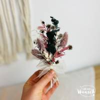 Mini Blumen | Boho Trockblumenstrauß | Trockenblumen | kleiner Blumenstrauß | Blumenmädchen | Muttertag | Boho Hochzeit Bild 5