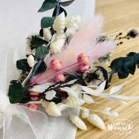 Mini Blumen | Boho Trockblumenstrauß | Trockenblumen | kleiner Blumenstrauß | Blumenmädchen | Muttertag | Boho Hochzeit Bild 8