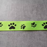 Pfoten Hund Katze Tier 15 mm  Borte Ripsband verschiedene Farben Bild 6