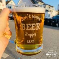 Bierglas mit Gravur | Bierkrug | Bierglas personalisiert | Geschenk zum Geburtstag | 18. Geburtstag | Bierglas | Mann Bild 1