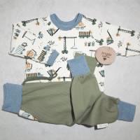 Babykleidung, Babyset 2-teilig, Kinderkleidung, Pumphose, Sweatshirt, Größe 92 Bild 8