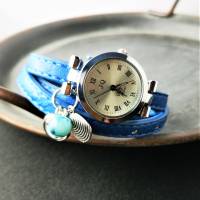 Armbanduhr,Wickeluhr,  Kunstleder,  Auswahl, maritim Bild 3
