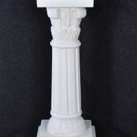Säule Mäander Style Beistelltisch Handbemalt Marmoriert Dekosäule 75cm Griechische Antik Säule Barock Blumenständer Bild 2