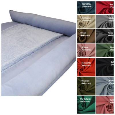 Wickeltischumrandung verschiedene Größen aus Feincord