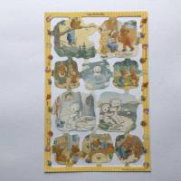 Poesiebilder Eisbären, Teddybären, 10 Motive, Kartenaufleger, Aufleger zur Kartengestaltung Bild 1