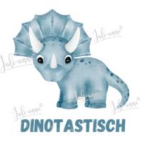 Bügelbild Dino Blau Dinotastisch Bild 1