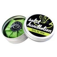 Solid Handlotion "Handzahm - Time for Lime" - Handcreme in fester Form (vegan) | Limette, Zitronengras Bild 1