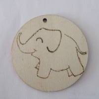 Elefant Schlüsselanhänger mit Namen - personalisiert Bild 1