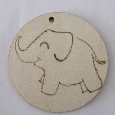Elefant Schlüsselanhänger mit Namen - personalisiert
