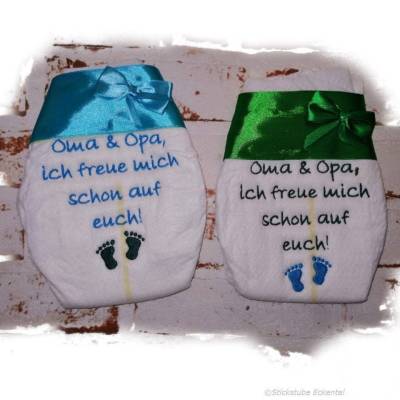 Windel Oma und Opa, ich freue mich schon auf euch!