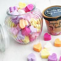 Geschenkset "Sweets for my Sweet" | Mitbringsel aus süssen Gästeseifen in Herz Form Bild 4