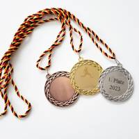 Medaille Orden mit Wunschgravur d= 70 mm in bronze, gold oder silber Bild 1