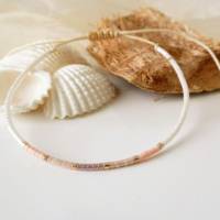 Zartes Armband aus Miyuki Perlen in  zarten Fastellfarben, kleine Geschenke für Frauen Freundin, im Geschenktütchen Bild 1