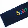 Stirnband Hellblau mit Namen für Mädchen aus Baumwolle - Ohrenschutz für Kinder mit Wunschbeschriftung - Haarband Bild 5