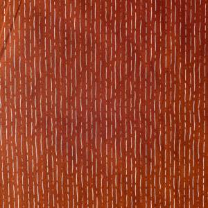 Baumwollstoff/Webware Striche rost/rot-orange Bild 1