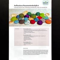 Anleitung für die Grundlagen für Tortenschnürung und Stickereien (Aufbaukurs Posamentenknöpfe 6)