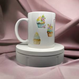 Cupcake Becher Personalisierte Kaffeebecher Keramikbecher Teetasse Tasse Bild 2