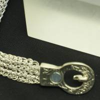 Silber-Damen-Armband mit magnetischem Gürtelverschluss Bild 4