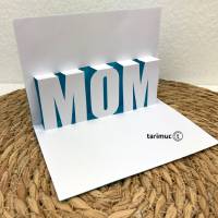 Plotterdatei Pop Up Karten Muttertag, Mom, SVG, Studio3 Bild 1
