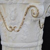 Säule Mäander Style Beistelltisch Handbemalt Marmoriert Dekosäule 83cm Griechische Antik Säule Barock Blumenständer Bild 6