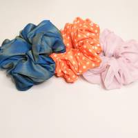 XL Scrunchies, Haargummi, Zopfband mit breitem Gummiband, als Geschenk für Frauen/Mädchen/Kinder Bild 1