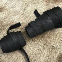 Krieger Haarband - Ragnar Loðbrók - Schwarz Viking Leder Haarbänder - 2 Teile Bild 2
