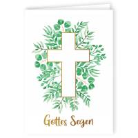 Friendly Fox Christliche Grußkarte "Gottes Segen", DIN A6 Klappkarte mit Kraftpapier Umschlag, ideal als Karte T Bild 1