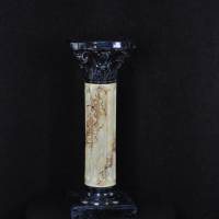 Säule Mäander Style Beistelltisch Handbemalt Marmoriert Dekosäule 60cm Griechische Antik Säule Barock Blumenständer Bild 1