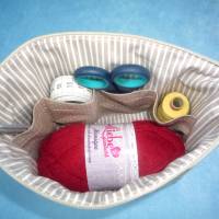 Täschchen mit Möwen im Nest | 2 Größen zur Auswahl | Kosmetiktasche | Schminktäschchen | Projekttasche | Reiseapotheke Bild 10