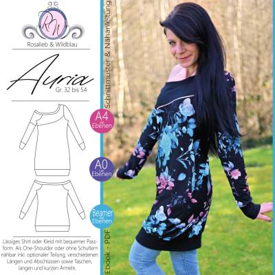 Ebook Auria Shirt & Kleid Gr. 32 bis 54
